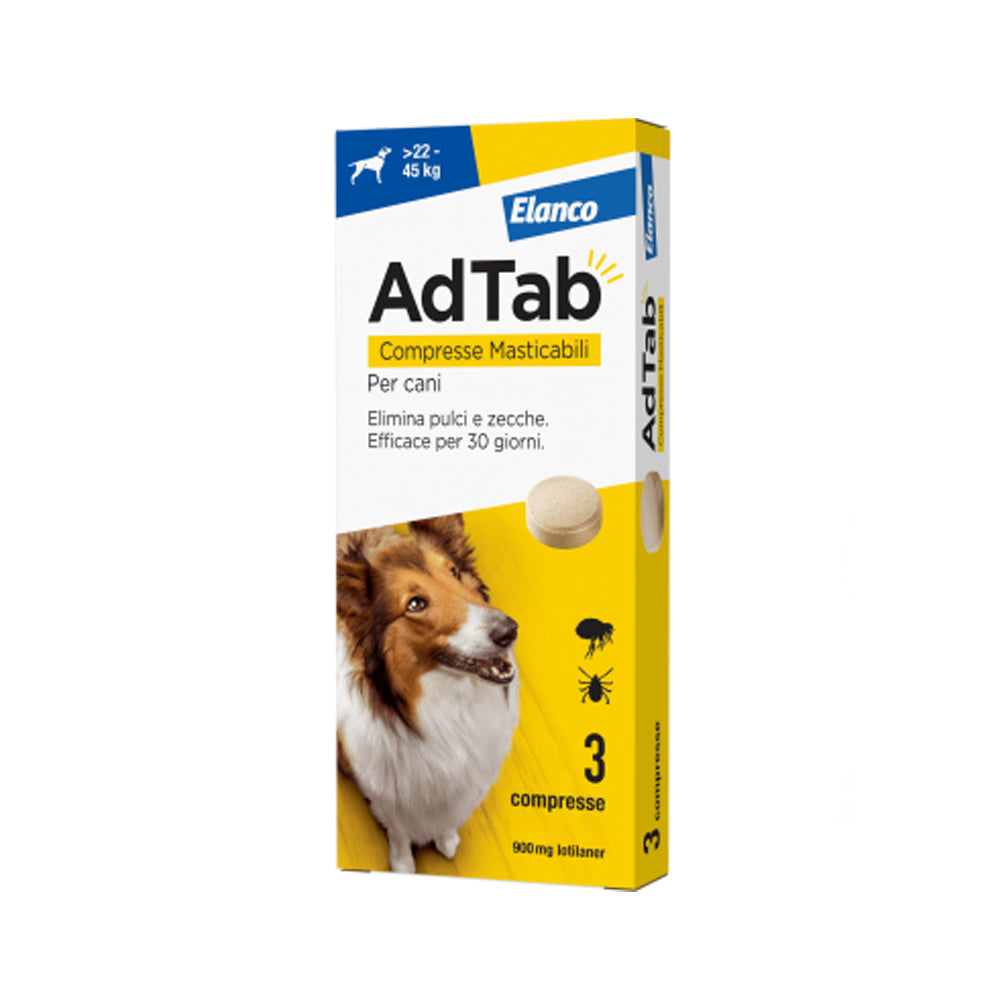 AdTab compresse masticabili per cani da 22 -45kg