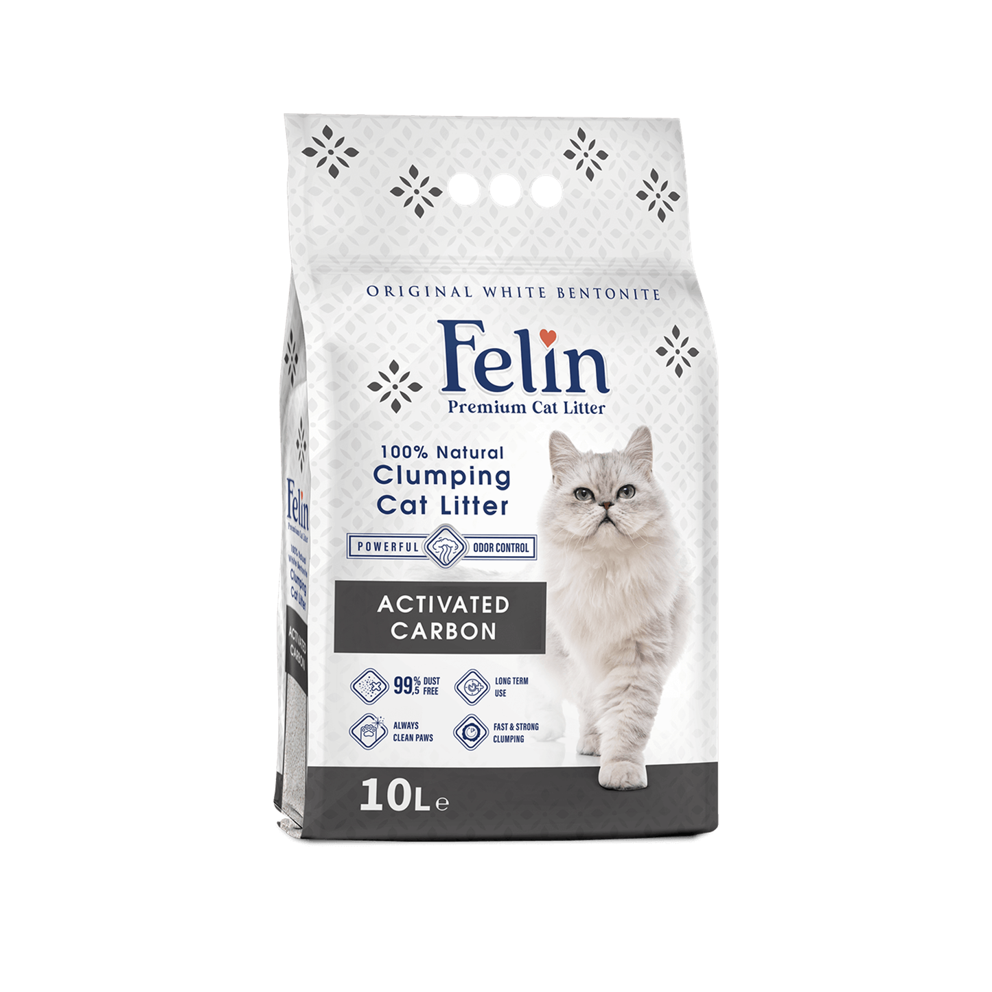 Lettiera In Bentonite 10 LT Carboni Attivi
