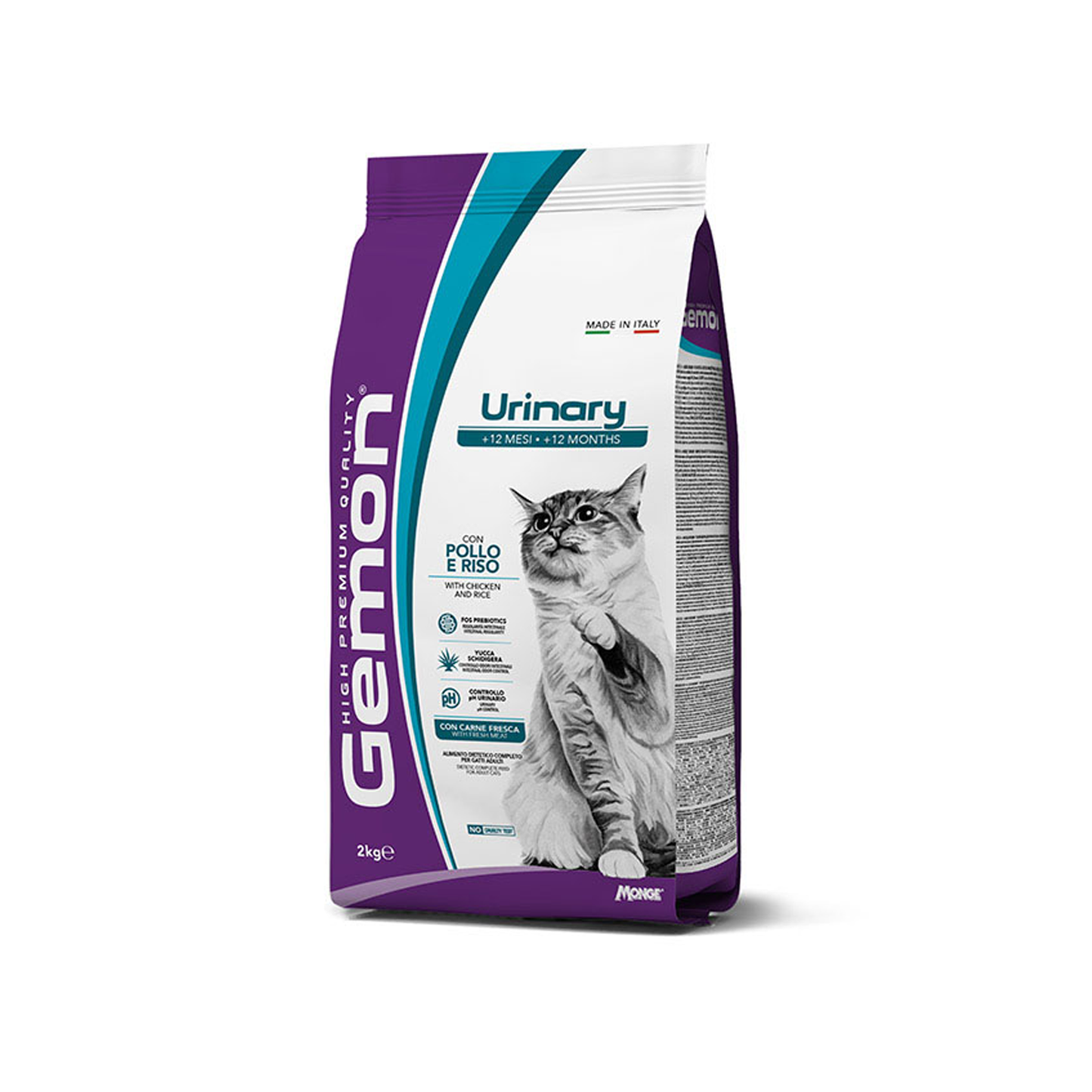Gemon Urinary con Pollo e Riso 2 KG
