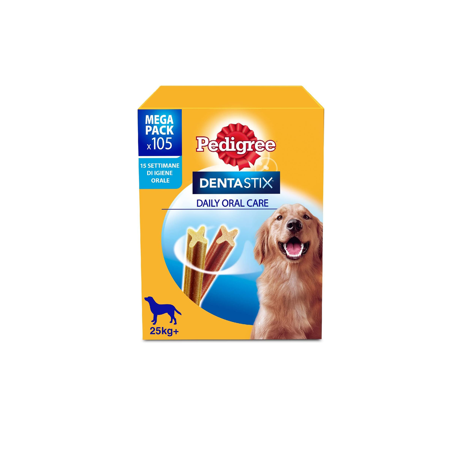 Pedigree > 25 KG Dentastix Snack Igiene Orale Cane 105PZ