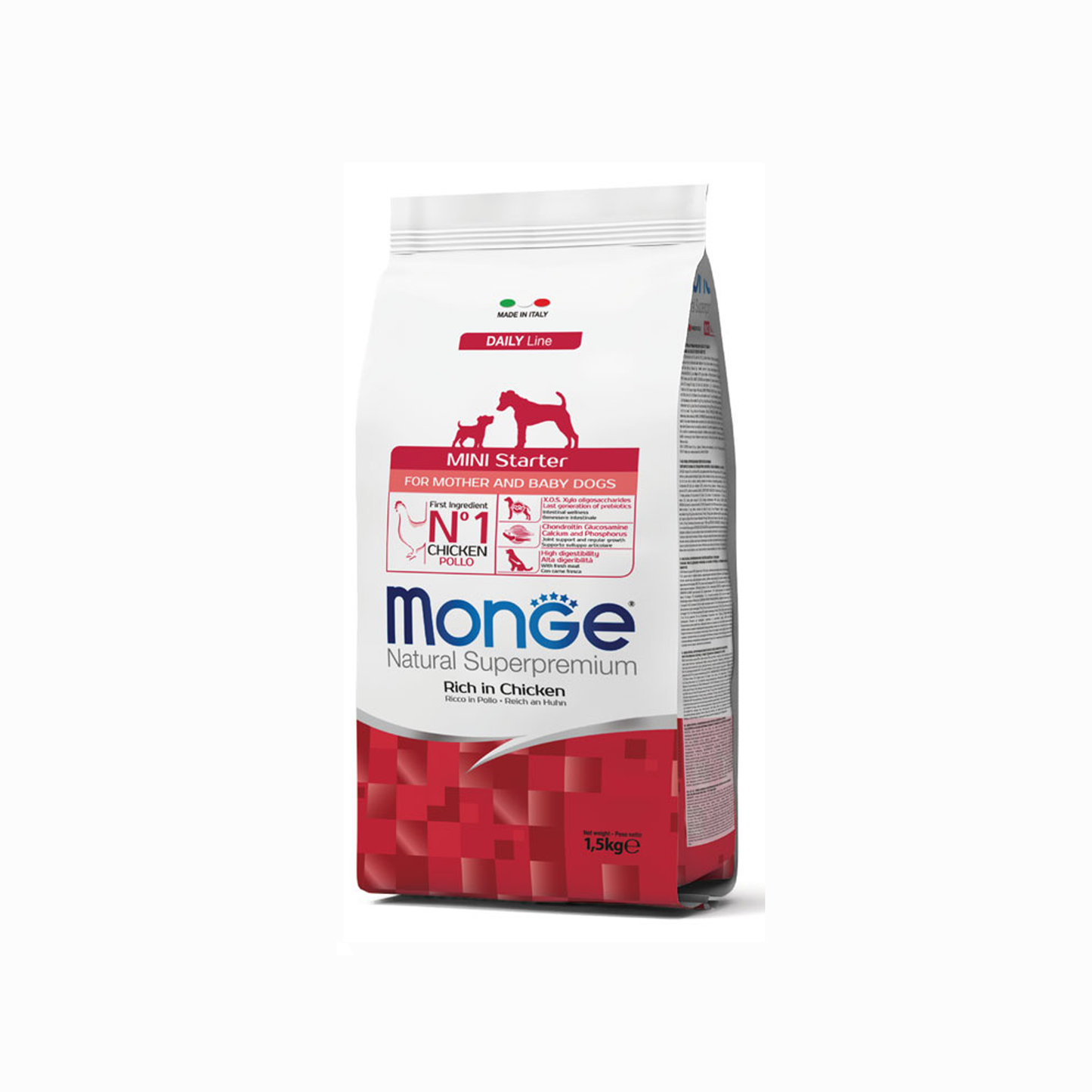 Monge Natural Superpremium Mini Starter Ricco in Pollo 1.5 kg