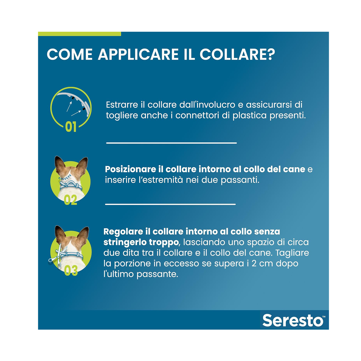 Seresto Collare per Cani fino a 8Kg