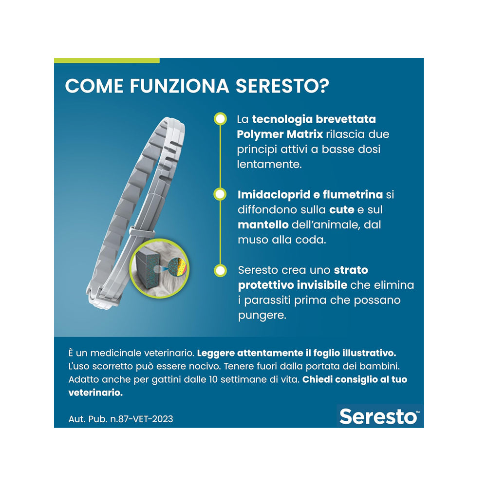 Seresto Collare Antiparassitario per Gatti