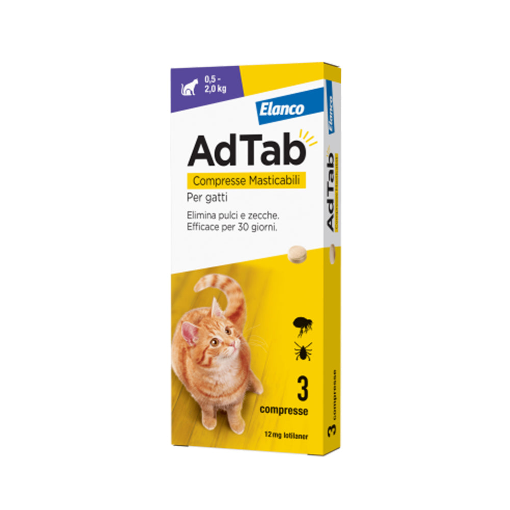 AdTab compresse masticabili per gatti da 0,5 -2,0 kg