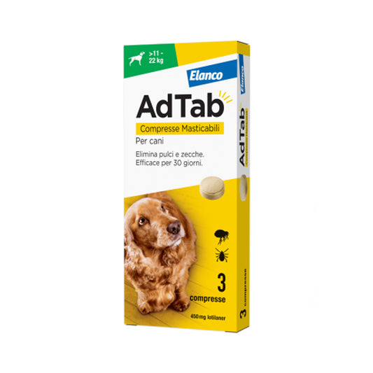 AdTab compresse masticabili per cani da 11 -22kg