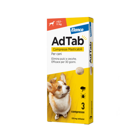 AdTab compresse masticabili per cani da 5,5 -11 kg