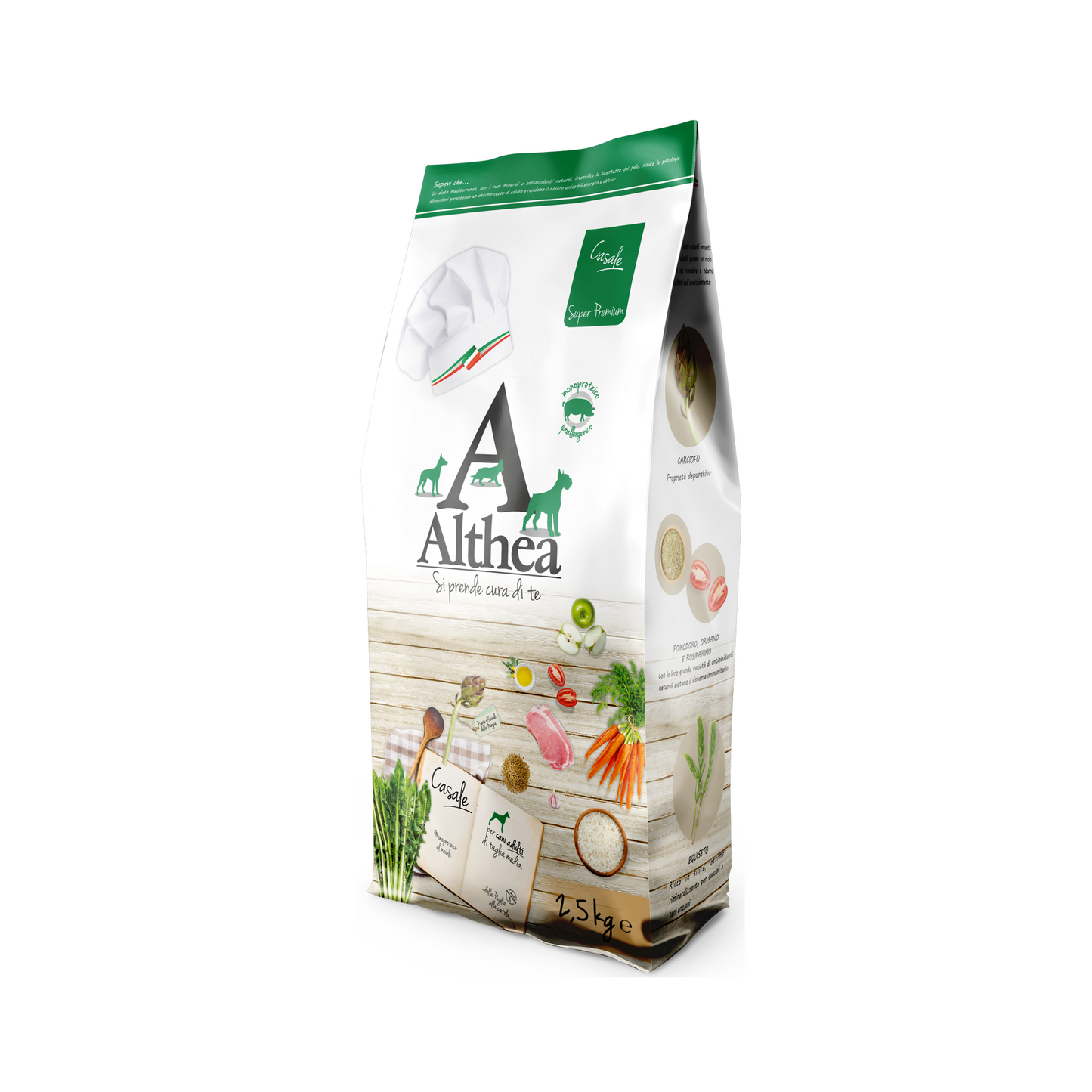 Althea Monoproteico Casale 2.5 kg - Super Premium Con Maiale