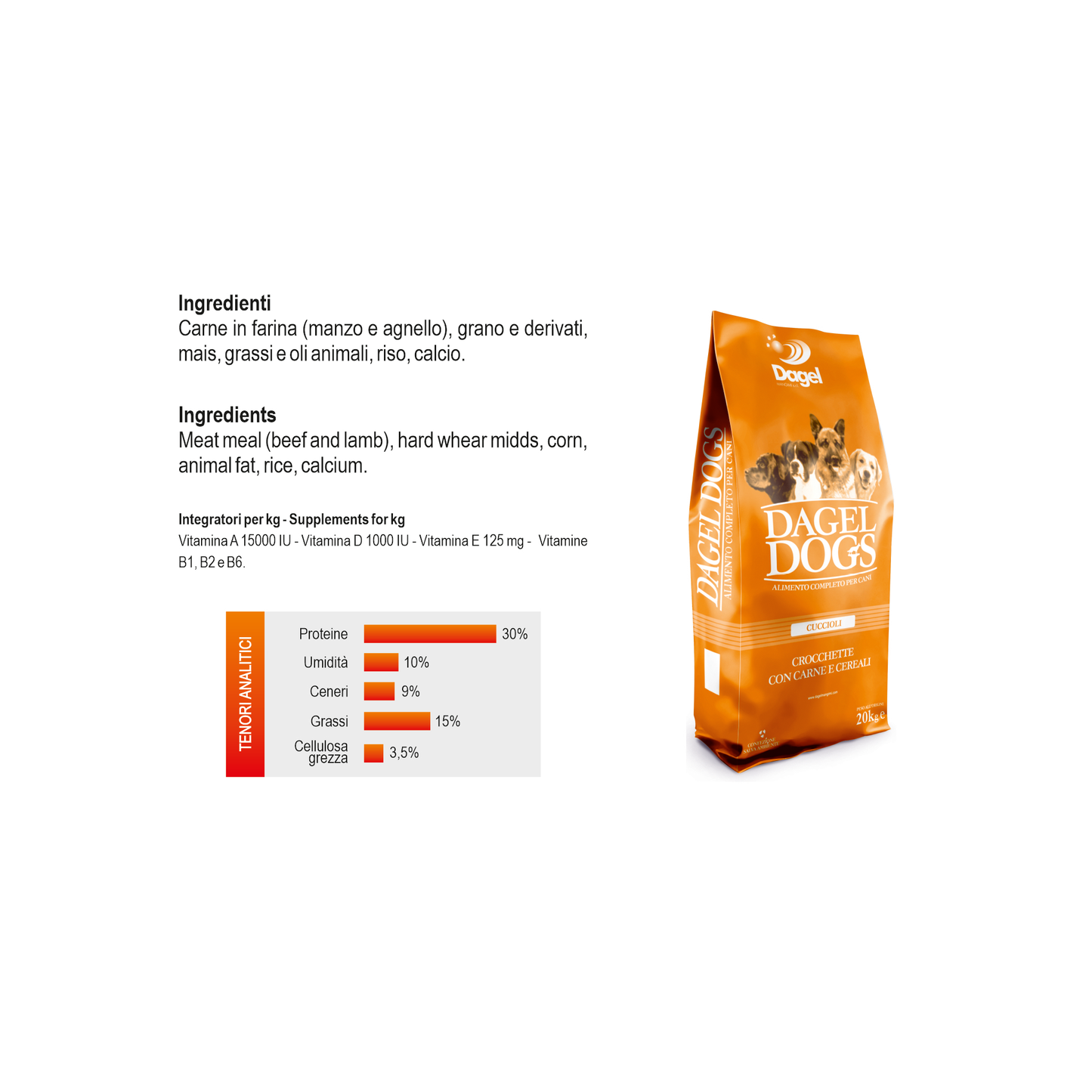 Dagel Dogs 20 kg - Cucciolo