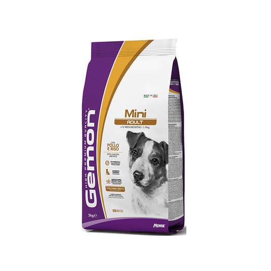 Gemon Mini Adult con Pollo e Riso 3 KG