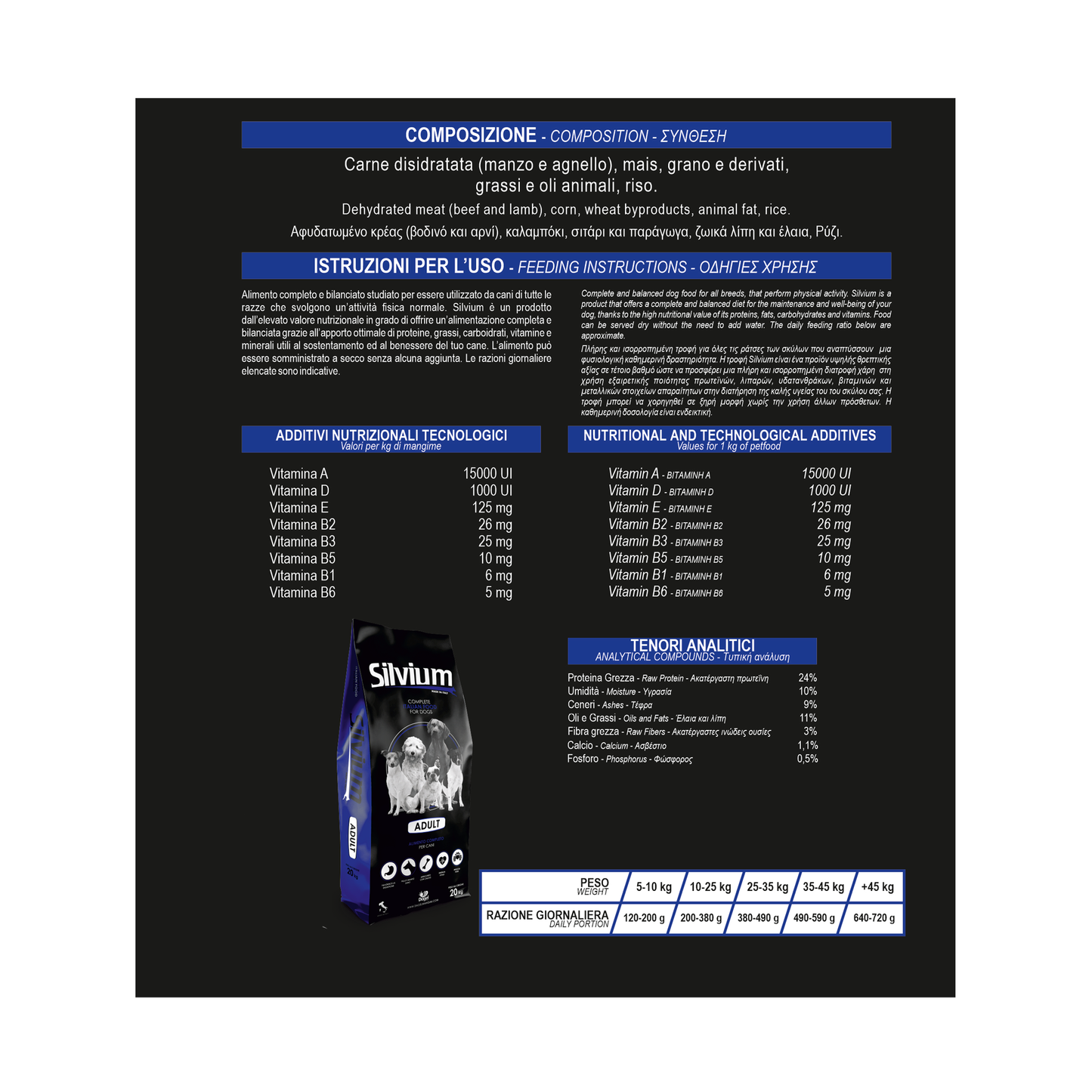 Silvium Adult 20 kg