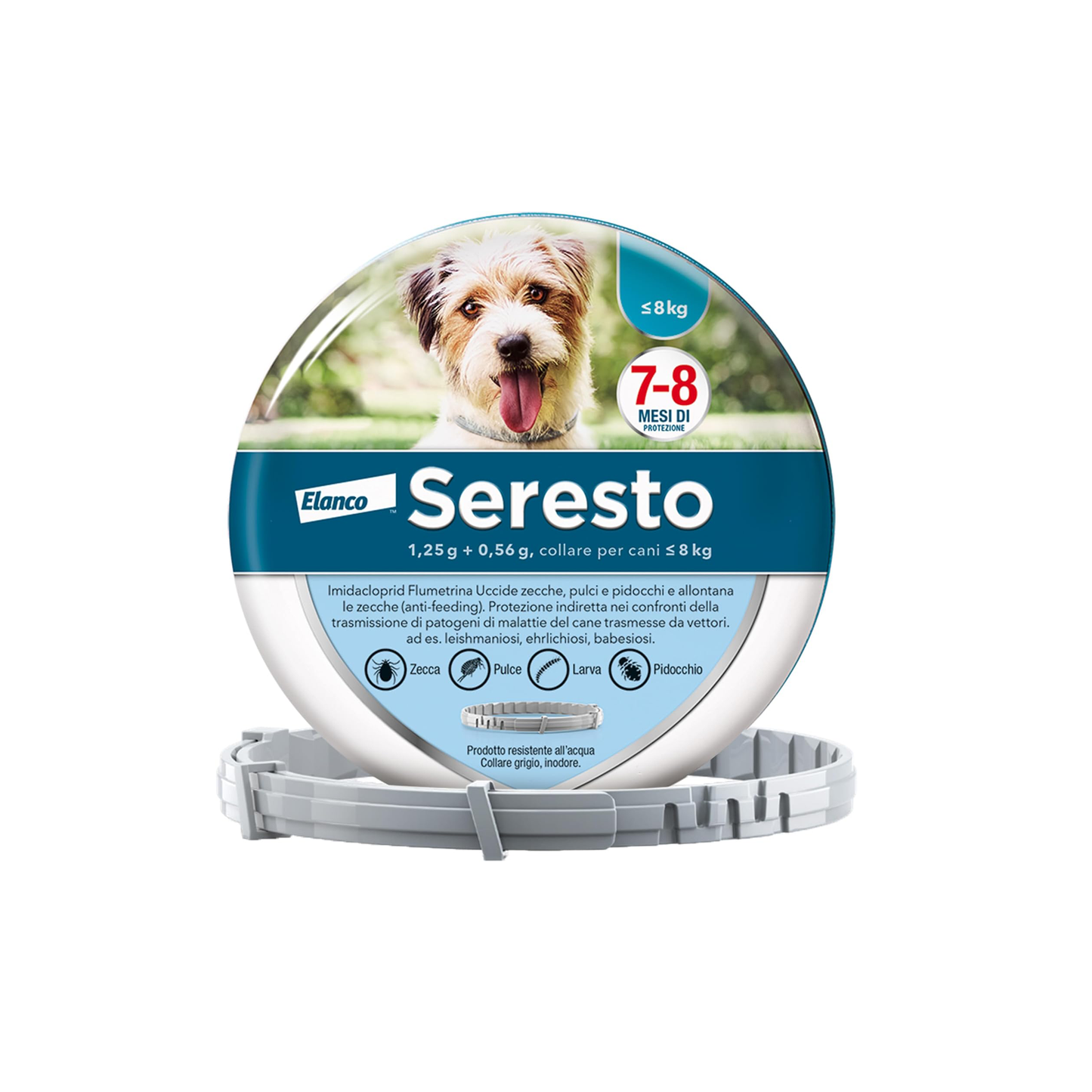 Seresto Collare per Cani fino a 8Kg