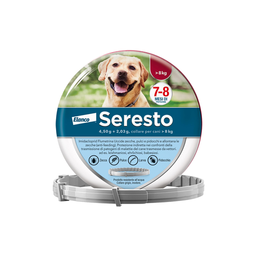 Seresto Collare per Cani Superiori a 8Kg
