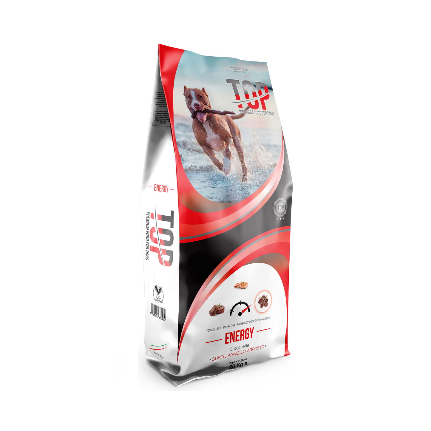Top Energy 20 kg – Premium Con Agnello