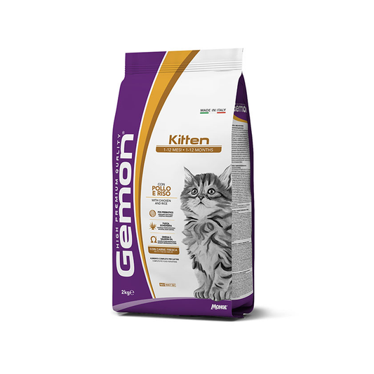 Gemon Kitten con Pollo e Riso 2 KG